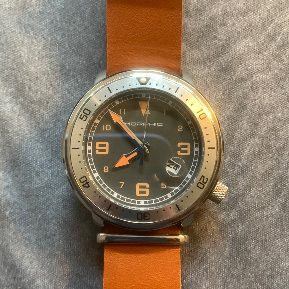 Morphic M74 Series Bracelet Watch w/Magnified Date Display - MPH7412